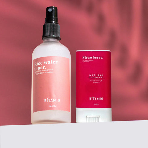 Bitamin Rice toner + Teens Strawberry